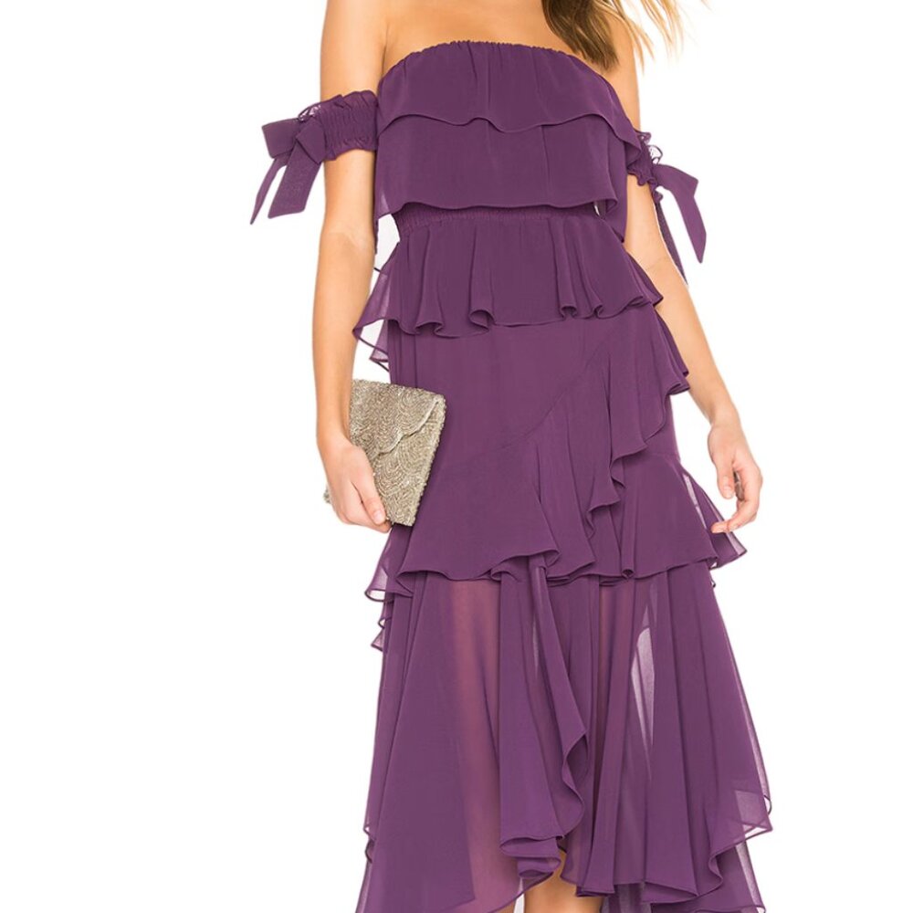 Misa Los Angeles - Purple Isidora Dress (M)